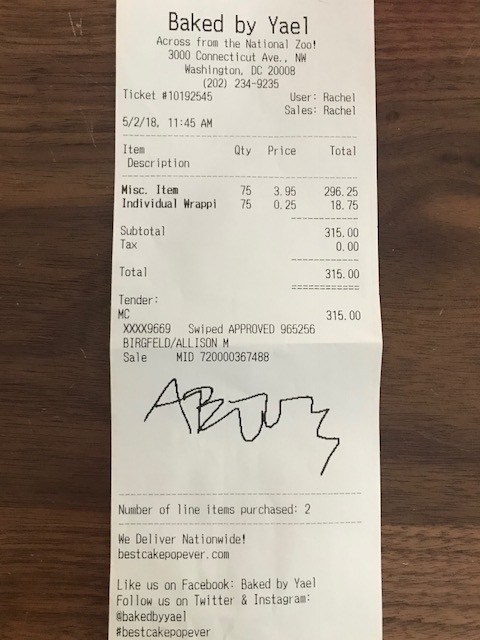 Attach Receipt(s)
