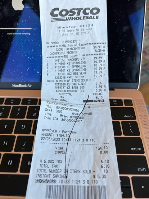 Attach Receipt(s)