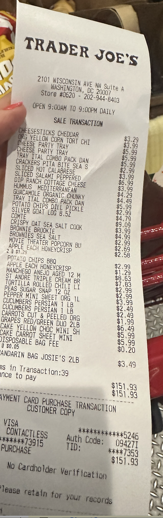 Attach Receipt(s)