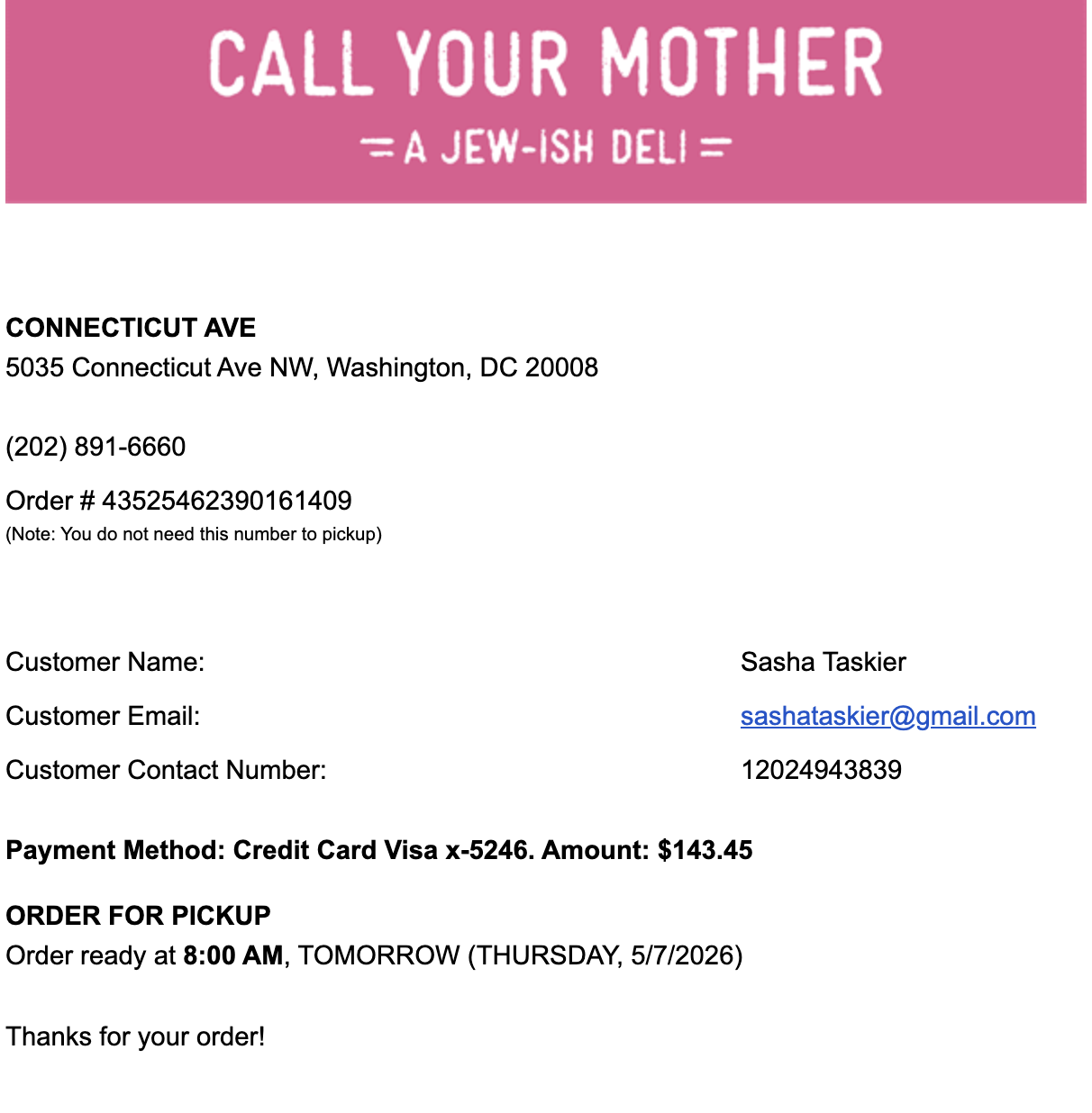 Attach Receipt(s)