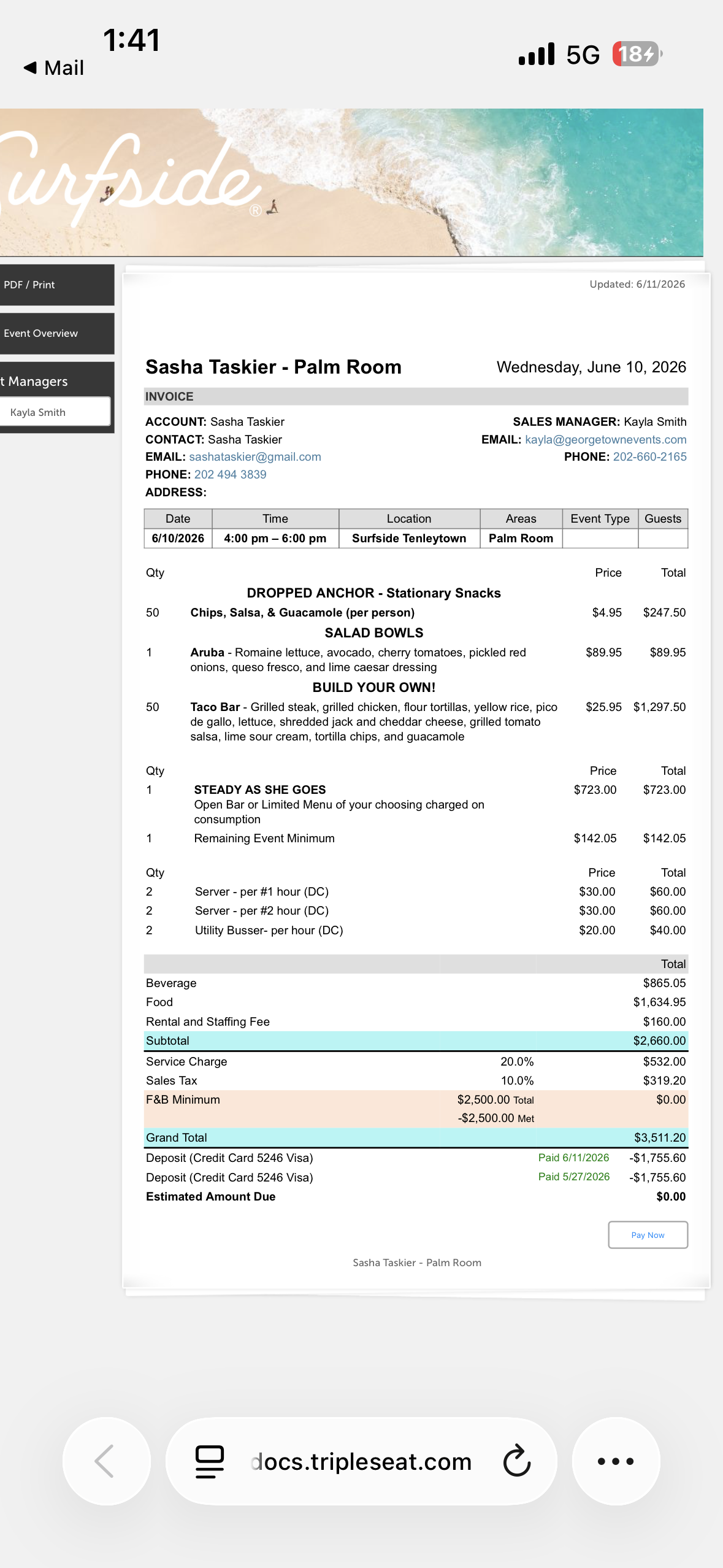 Attach Receipt(s)