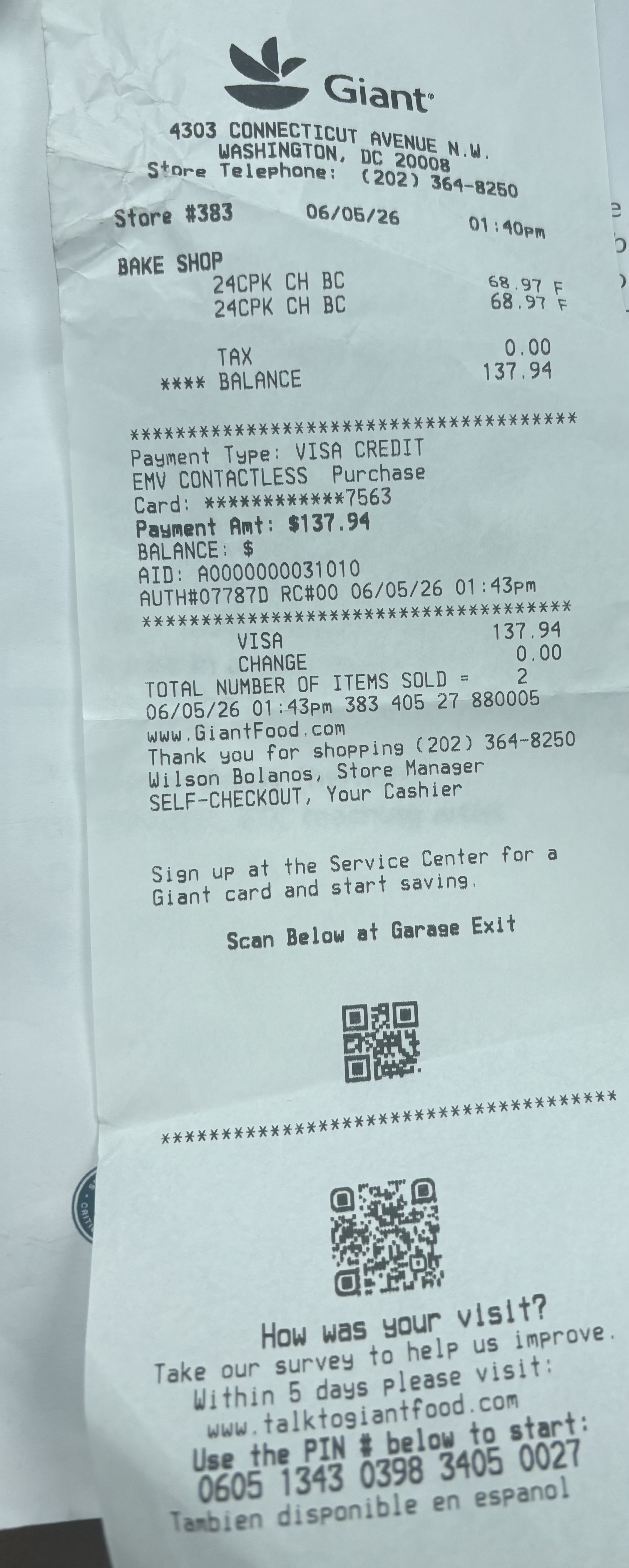 Attach Receipt(s)